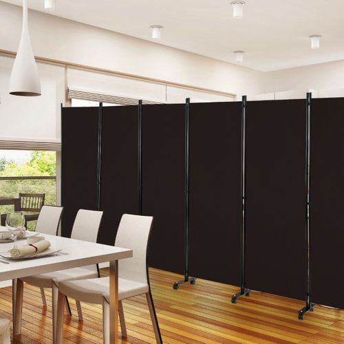 Paravent Intérieur Pliable En Bambou - Hauteur Réglable 100 Cm - 3 Panneaux De 40 Cm - Séparation D'espace Sans Fixation
