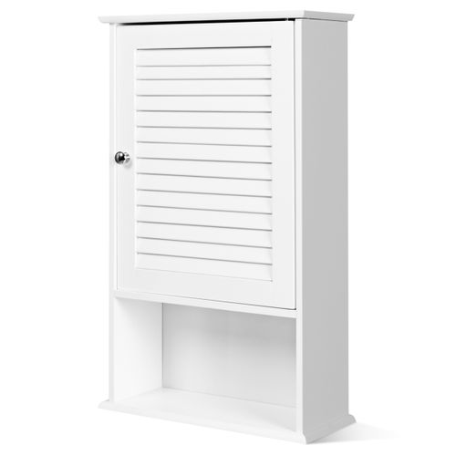 Meuble De Salle De Bain, Armoire Murale Pour Salle De Bain Avec Étagère Réglable