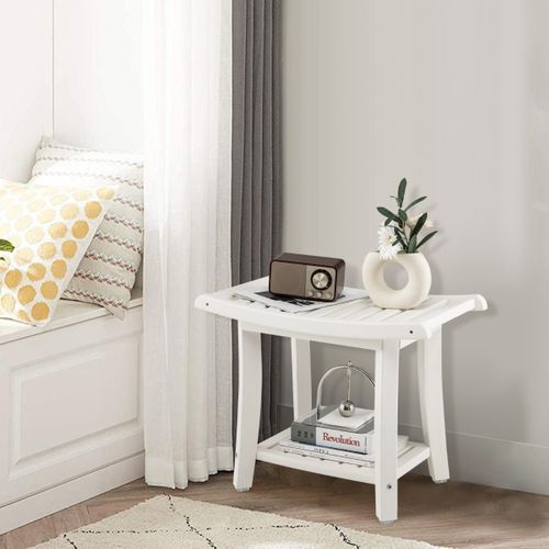 Tablette De Salle De Bain, Tabouret 2 Niveaux En Pehd Étanche Antidérapants