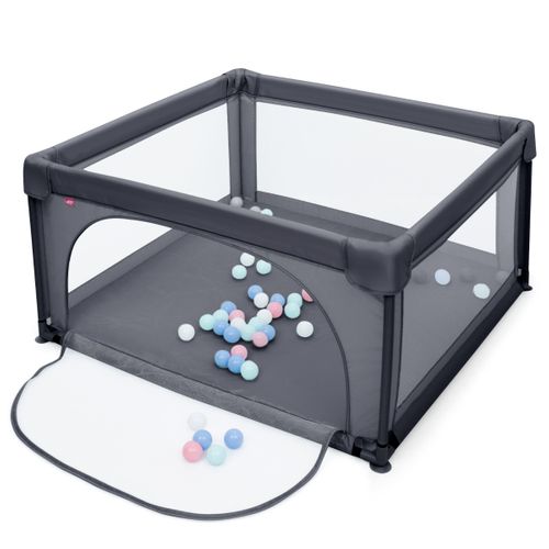 Parc Bébé, Parc Enfant Portable 120x120x68cm Avec Barrière De Sécurité De Enfants Pieds