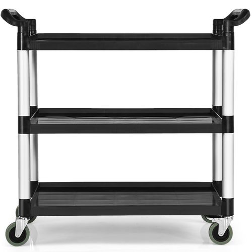 Desserte De Rangement, Chariot à Roulettes 3 Étagères 150 Kg Desserte De Rangement