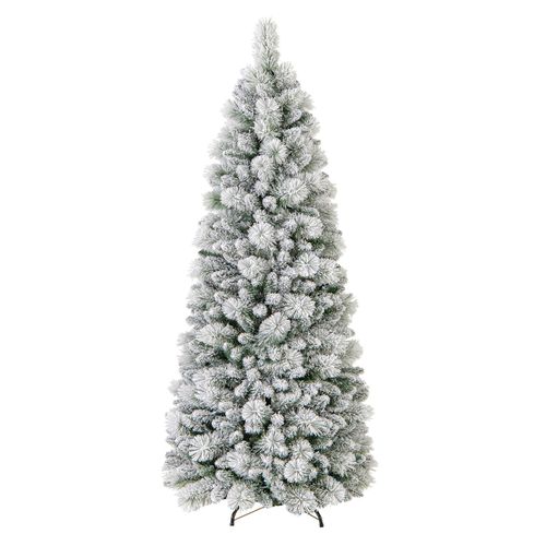 Sapin De Noël - Arbre De Noël Floqué De 180 Cm Avec Aiguilles De Pin 517 Pointes De Branches