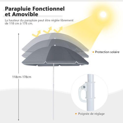 Chaise De Camping Pliante, Fauteuil De Camping 2 Places Avec Poche Isotherme Porte-gobelet