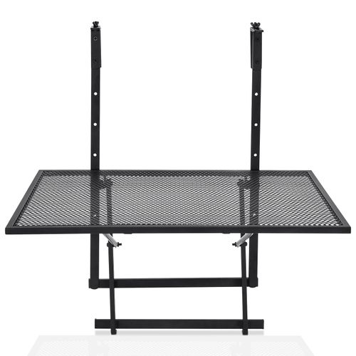 Table De Balcon Suspendue Table De Jardin Rabattable Hauteur Réglable Sur 5 Niveaux