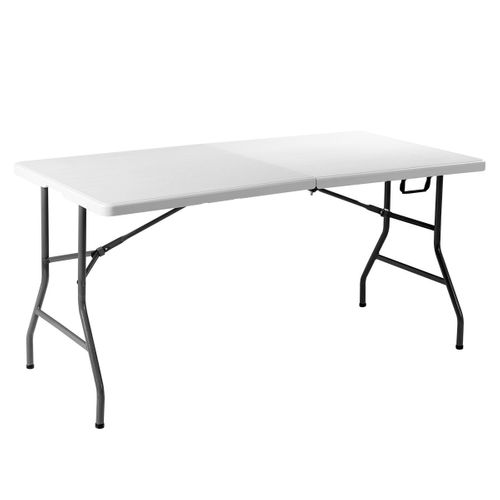 Table De Camping Pliable Buffet Table Pliante Portable Table Jardin Blanche 150cm