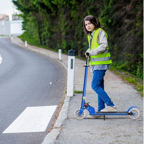 Trottinette Enfant, Tapis De Saut 2 Roues Patinette Enfant Pliable Scooter Enfant Kick