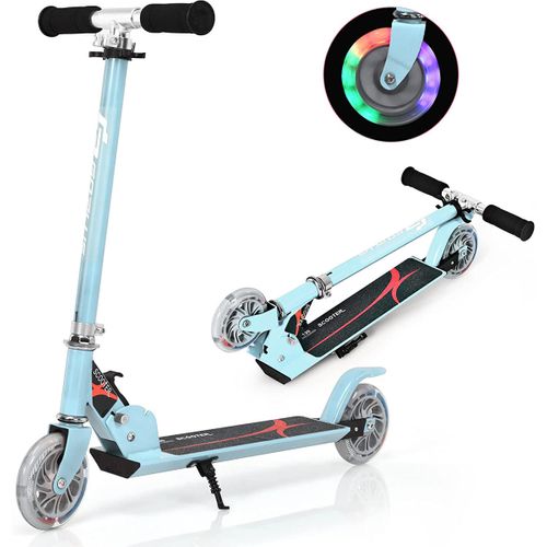 Trottinette Enfant, Tapis De Saut 2 Roues Patinette Enfant Pliable Scooter Enfant Kick