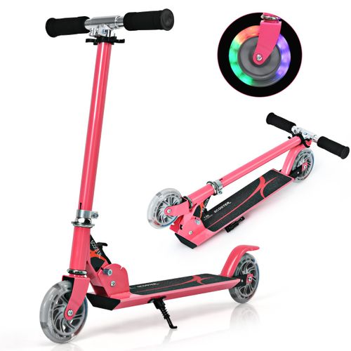 Trottinette Enfant, Tapis De Saut 2 Roues Patinette Enfant Pliable Scooter Enfant Kick