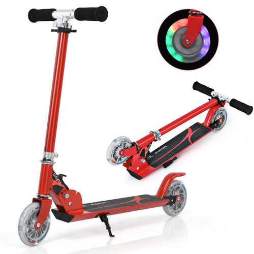 Trottinette Enfant, Tapis De Saut 2 Roues Patinette Enfant Pliable Scooter Enfant Kick