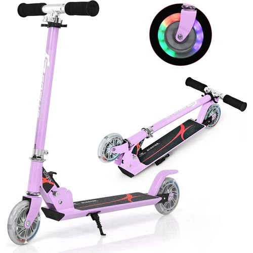 Trottinette Enfant, Tapis De Saut 2 Roues Patinette Enfant Pliable Scooter Enfant Kick
