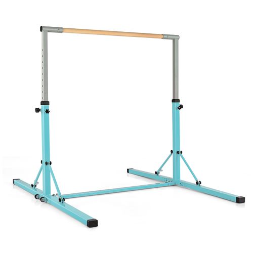Barre De Gymnastique Pliable Pour Enfants Avec 13 Hauteurs Réglables (90-150cm) Avec Structure