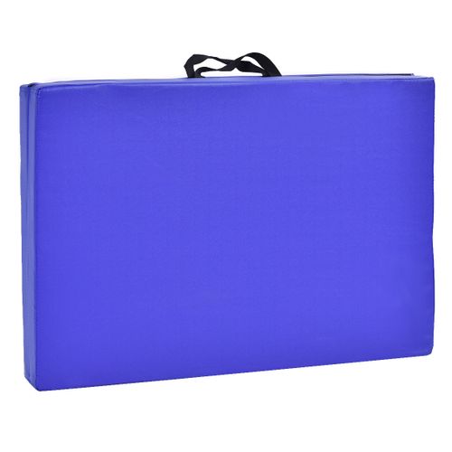 Tapis De Sol, Tapis De Gymnastique Natte De Gym Matelas Fitness Pliable Portable-bleu