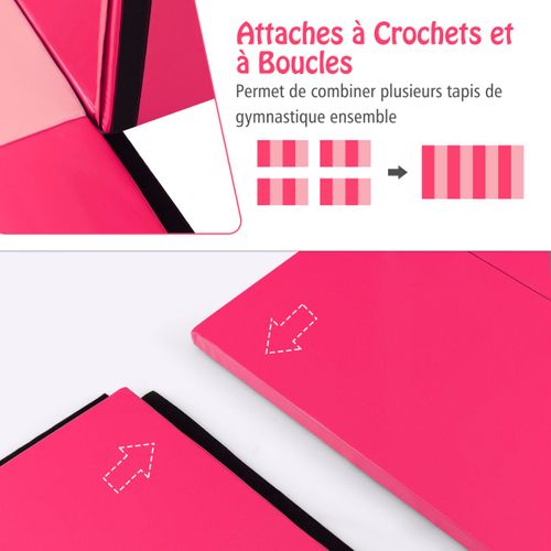 Tapis De Sol, Tapis De Gymnastique Pliable Tapis Portable Pour Fitness Yoga Sport Exercice