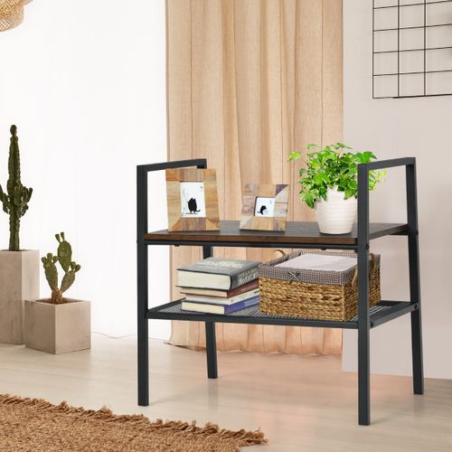 Lot De 2 Étagère à Chaussures, Range-chaussures Empilable à 2 Niveaux 54 X 32 X 52 Cm