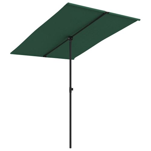 Parasol De Jardin - Parasol D'extérieur Avec Mât En Aluminium 2x1,5 M Vert B477