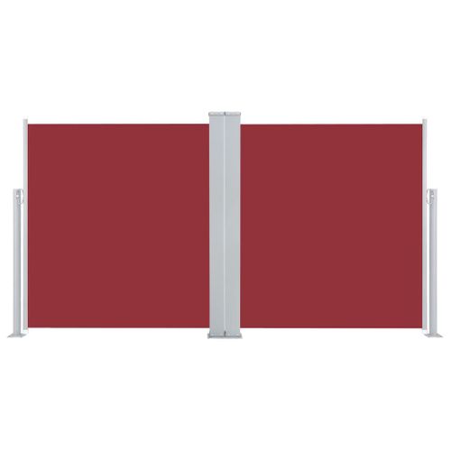 Store Banne - Auvent Latéral Rétractable 170 X 600 Cm Rouge At132