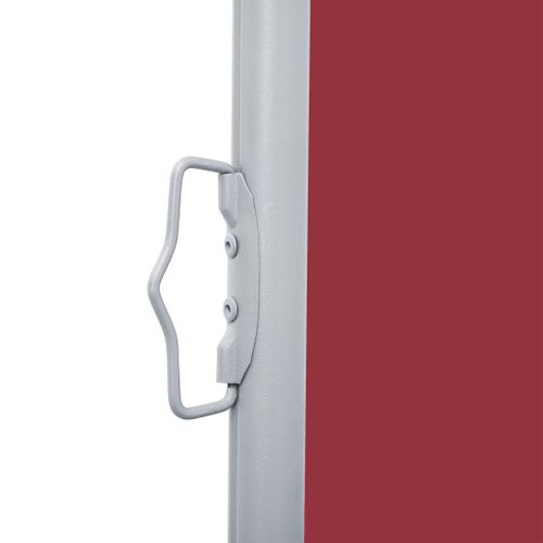 Store Banne - Auvent Latéral Rétractable 170 X 600 Cm Rouge At132
