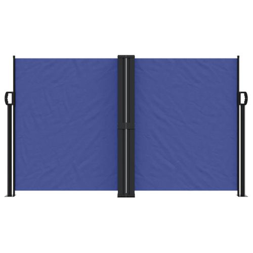 Store Banne - Auvent Latéral Rétractable Bleu 140x1200 Cm At280