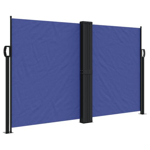 Store Banne - Auvent Latéral Rétractable Bleu 140x1200 Cm At280