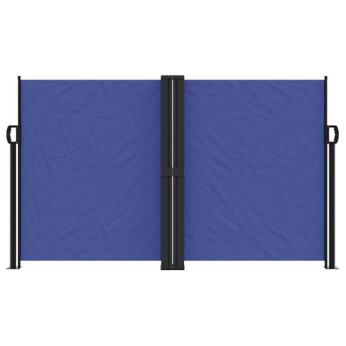 Store Banne - Auvent Latéral Rétractable Bleu 140x600 Cm At285