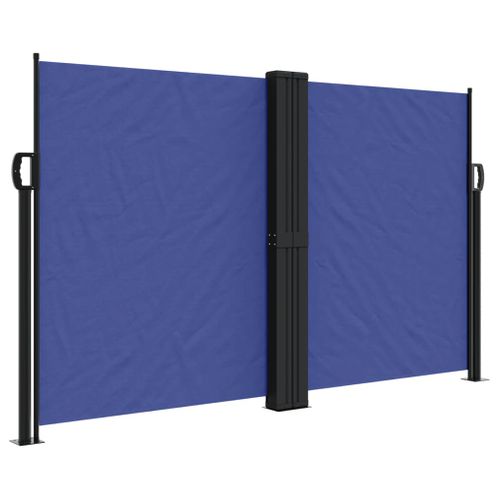 Store Banne - Auvent Latéral Rétractable Bleu 140x600 Cm At285