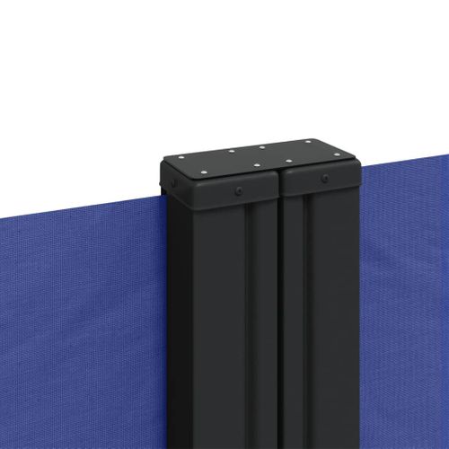 Store Banne - Auvent Latéral Rétractable Bleu 140x600 Cm At285