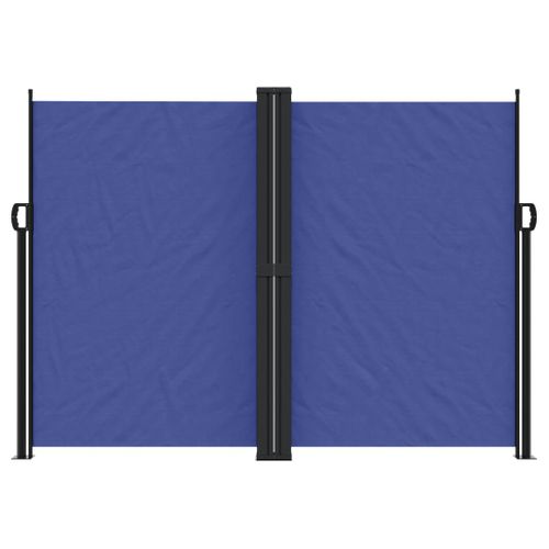 Store Banne - Auvent Latéral Rétractable Bleu 180x1200 Cm At297