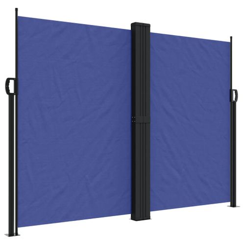 Store Banne - Auvent Latéral Rétractable Bleu 180x1200 Cm At297
