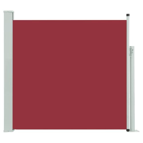 Store Banne - Auvent Latéral Rétractable De Patio 170x300 Cm Rouge At476