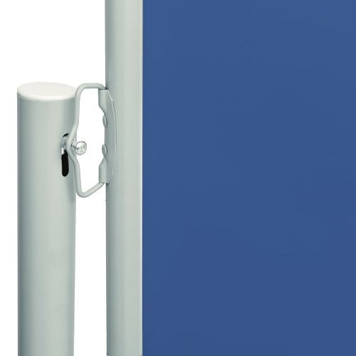 Store Banne - Auvent Latéral Rétractable De Patio 200x600 Cm Bleu At505