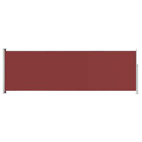 Store Banne - Auvent Latéral Rétractable De Patio 200x600 Cm Rouge At509