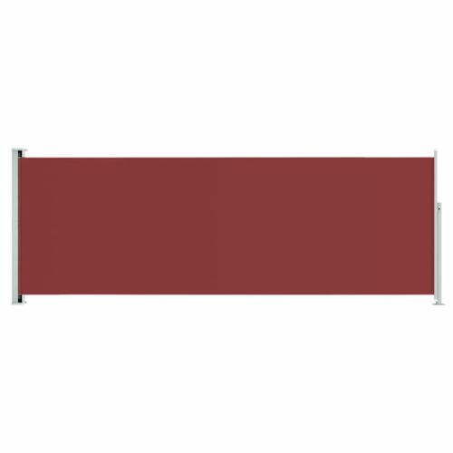 Store Banne - Auvent Latéral Rétractable De Patio 220x600 Cm Rouge At522