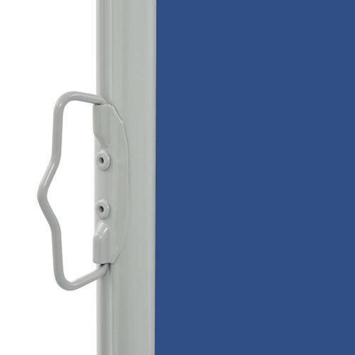 Store Banne - Auvent Latéral Rétractable De Patio 60x300 Cm Bleu At528