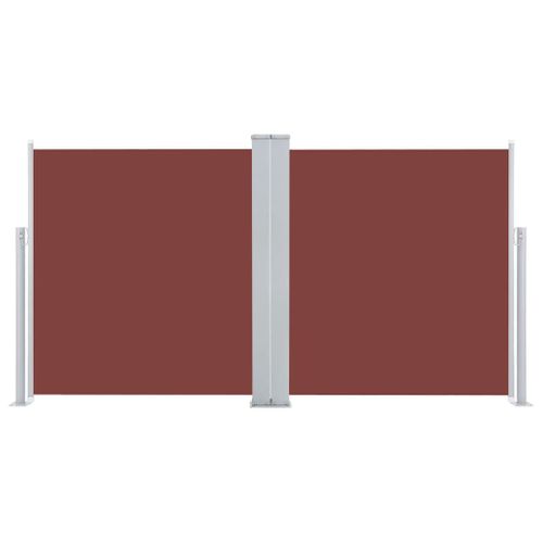 Store Banne - Auvent Latéral Rétractable Marron 100 X 600 Cm At540