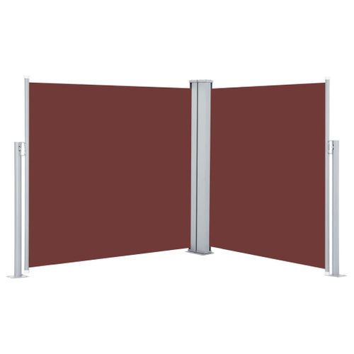 Store Banne - Auvent Latéral Rétractable Marron 100 X 600 Cm At540