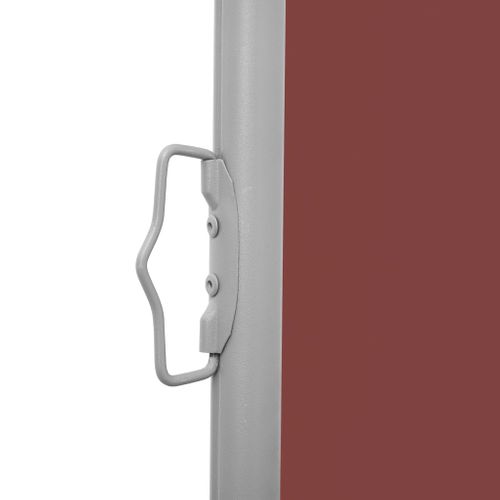 Store Banne - Auvent Latéral Rétractable Marron 100 X 600 Cm At540