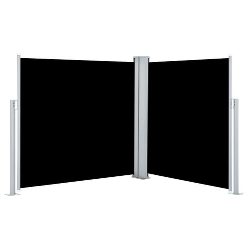 Store Banne - Auvent Latéral Rétractable Noir 100 X 600 Cm At598