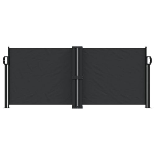 Store Banne - Auvent Latéral Rétractable Noir 100x600 Cm At600