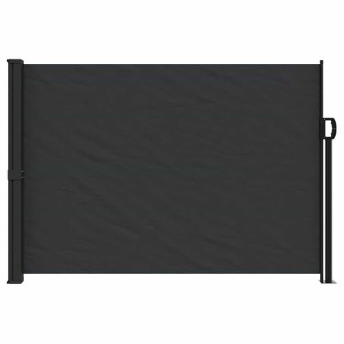 Store Banne - Auvent Latéral Rétractable Noir 140x600 Cm At617