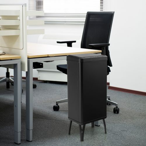Poubelle En Acier Inoxydable 50 L Poubelle Automatique à Capteur De Mouvement Avec Couvercle