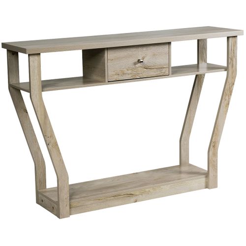 Table Console Table D'entrée En Mdf Avec 1 Tiroir Pour Couloir Salon Entrée 120x30x81cm Gris