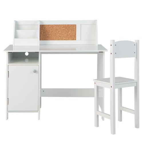 Bureau Enfant, Bureau D'étude, Bureau Droit Avec Chaise Bois Pour Salon Chambre D'enfants 3+ Ans