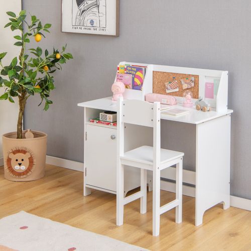 Bureau Enfant, Bureau D'étude, Bureau Droit Avec Chaise Bois Pour Salon Chambre D'enfants 3+ Ans