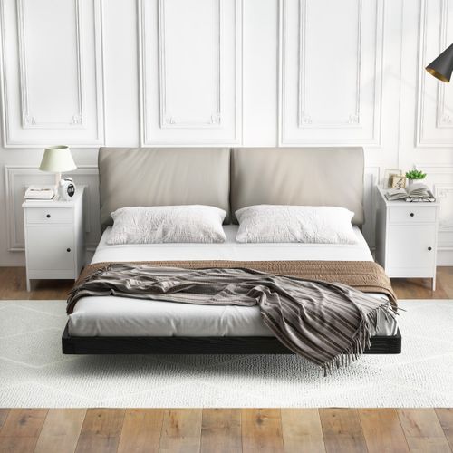 Table D'appoint Table De Chevet Avec Station De Charge Ports Et Prises USB Etroite Avec Tiroir