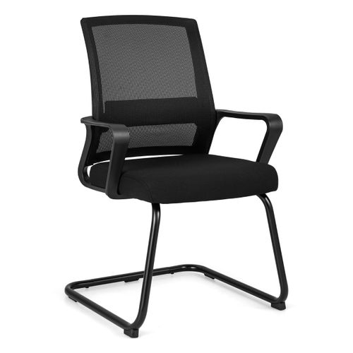 Chaise D'invité De Bureau De Direction Support Lombaire Base En ‘u’ Chaise Ergonomique En Maille
