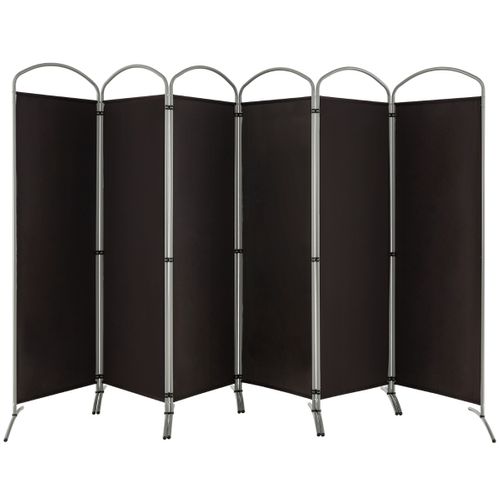 Paravent, Cloison De Séparation Sur Pied 6 Panneaux Pliable 331x188 Cm Brise Vue Protéger Privée
