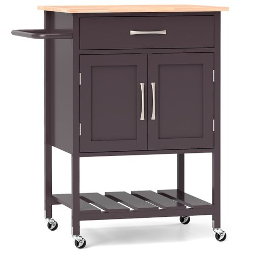 Desserte à Roulettes, Chariot De Cuisine à Roulettes Chariot De Service Mobile Tiroir