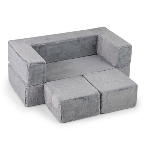 Siège Enfant Canapé Modulaire Enfant Convertible En Mousse Pour Enfants Canapé En Peluche