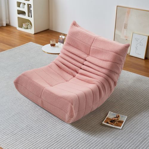 Pouf Pour Adultes, Design Rembourrage, Rose