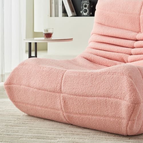Pouf Pour Adultes, Design Rembourrage, Rose